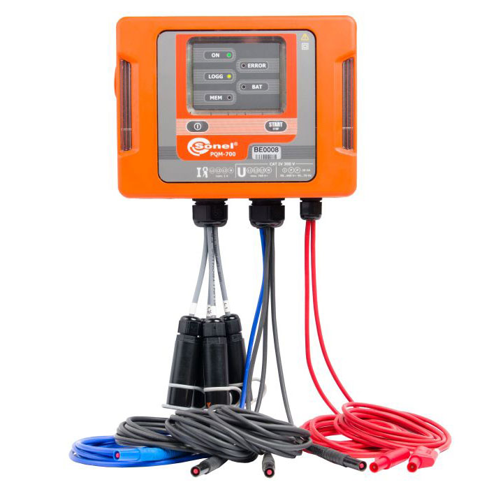 Analizador de redes, clase S, IP65, frecuencia de muestreo 10,24Khz, PQM-700