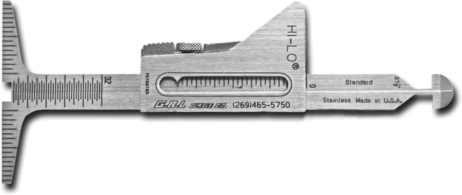 Calibrador de soldadura Hi/low CAT-1