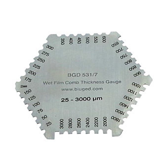 Medidor de espesor de película humedad hexagonal BGD 531/7
