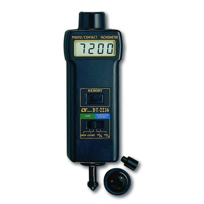 Tacómetro industrial láser y contacto DT2236
