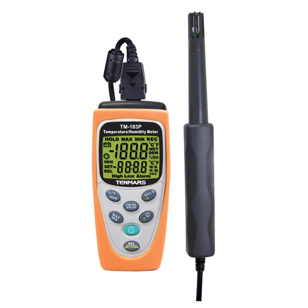 Termohigrómetro con sonda externa TM-183P